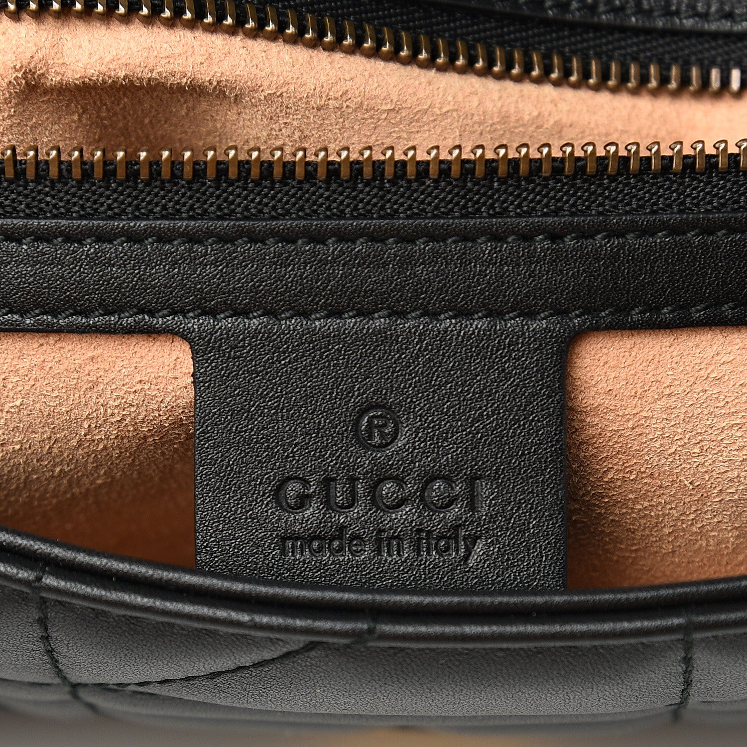 Gucci Calfskin Matelasse Studded Small Pearly GG Marmont Shoulder Bag Black 5 of 11