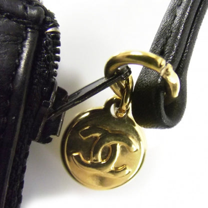 Chanel Lambskin Drawstring Bag Black 12 of 14