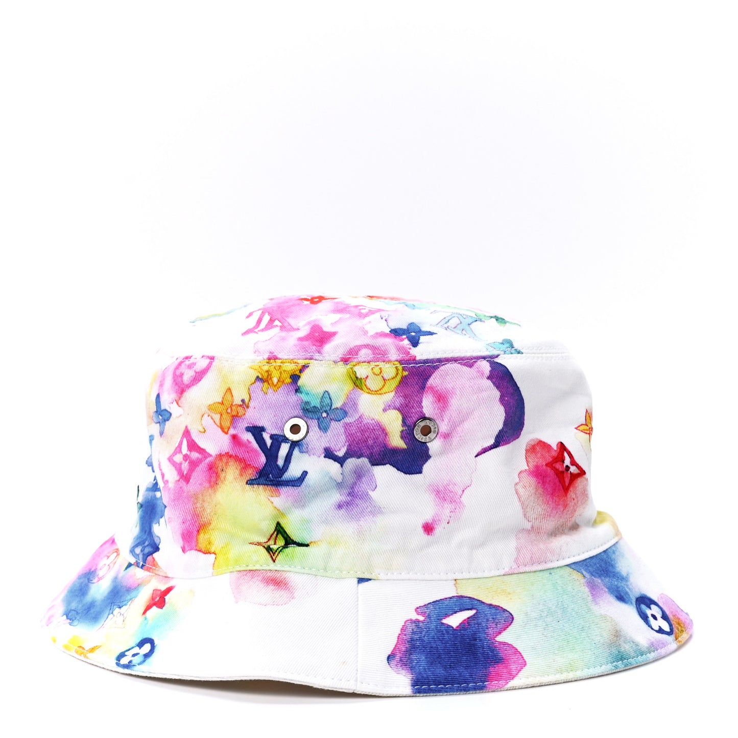 Watercolor Cotton Transformable Bob Bucket Hat 58 Multicolor