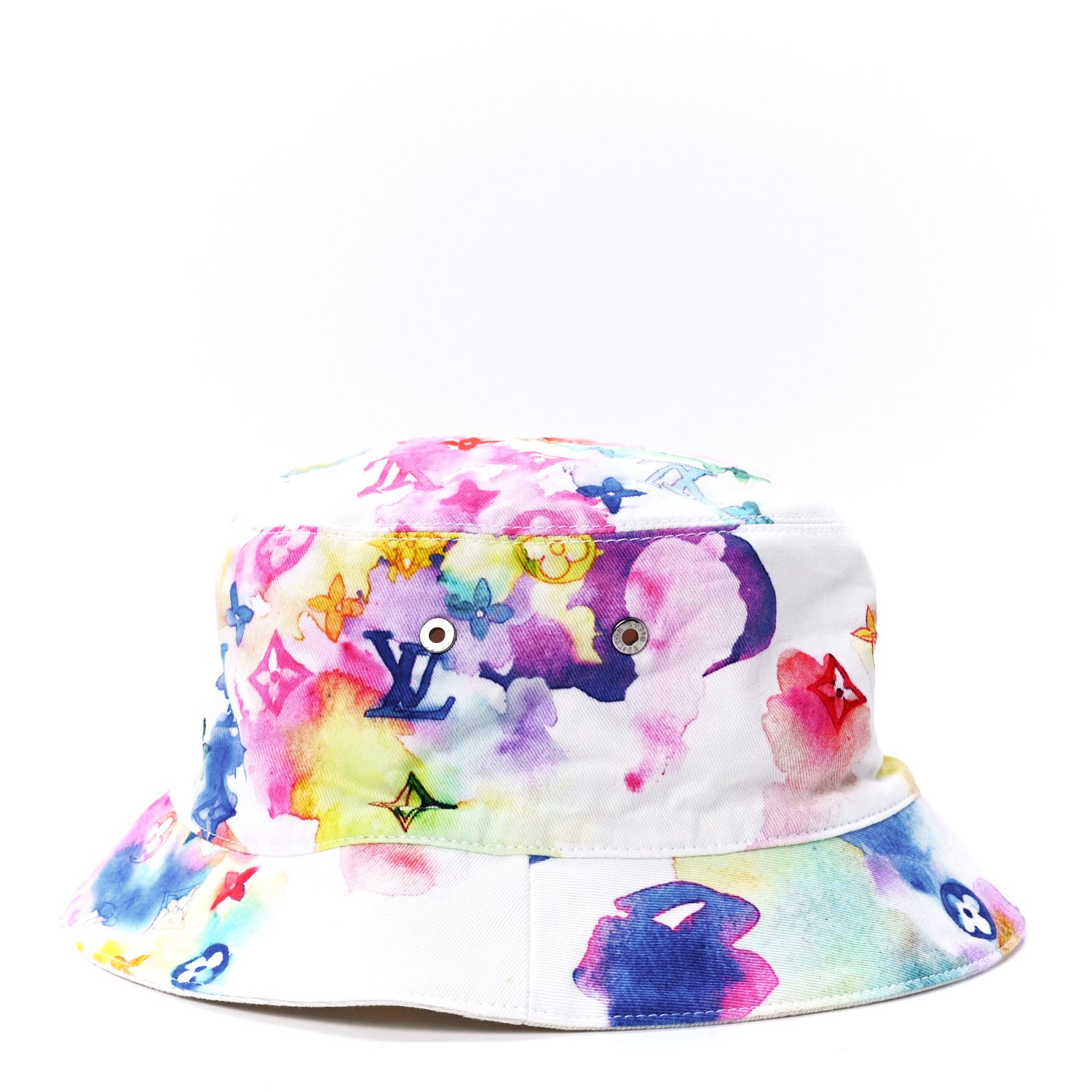 Louis Vuitton Watercolor Cotton Transformable Bob Bucket Hat 58 Multicolor 3 of 8
