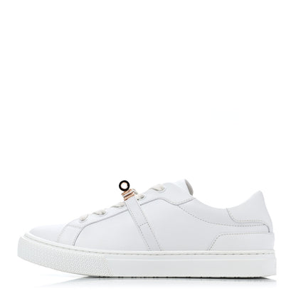 Hermes Calfskin Day Sneakers 38 White 1 of 4