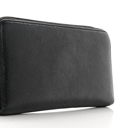 Chanel Caviar Large Timeless CC Zip Around Wallet Black 4 of 24