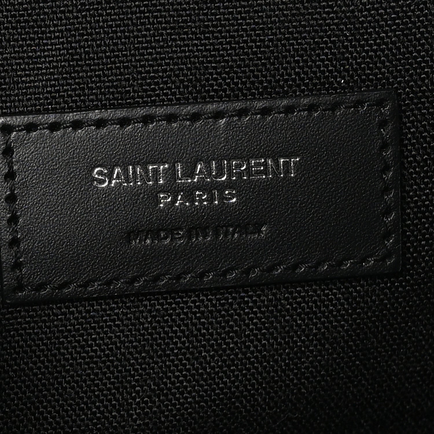 Saint Laurent Canvas City Backpack Black 6 of 10