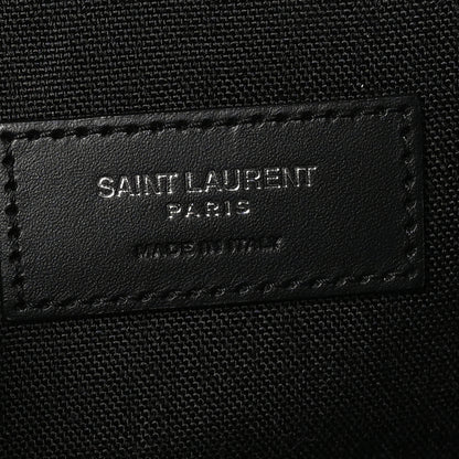 Saint Laurent Canvas City Backpack Black 6 of 10