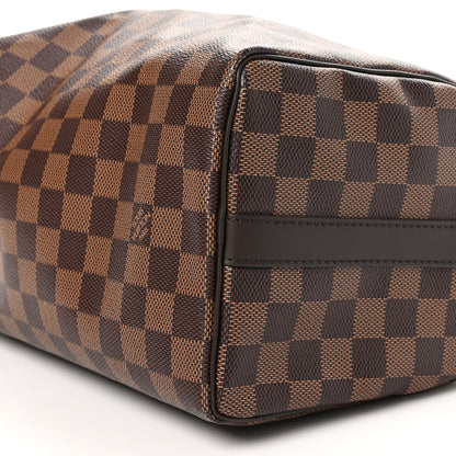Louis Vuitton Damier Ebene Speedy Bandouliere 25 9 of 10