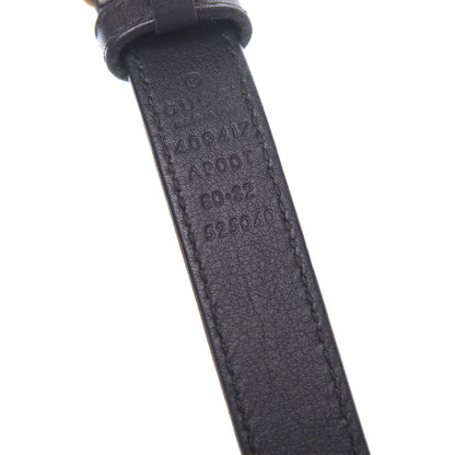 Gucci Calfskin Double G 20mm Belt 80 32 Black 3 of 6