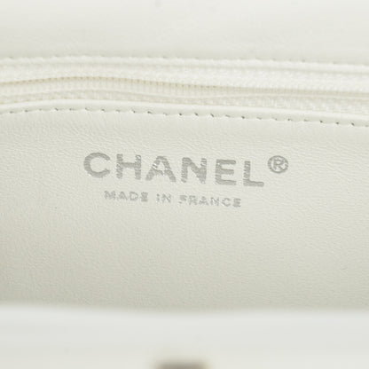 Chanel Caviar Quilted Timeless Clutch White 7 of 7