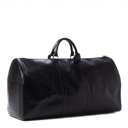 Louis Vuitton Epi Keepall 60 Black 2 of 9