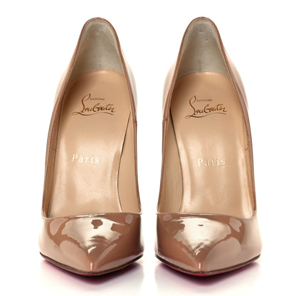 Christian Louboutin Patent So Kate 120 Pumps 37 Nude 2 of 12
