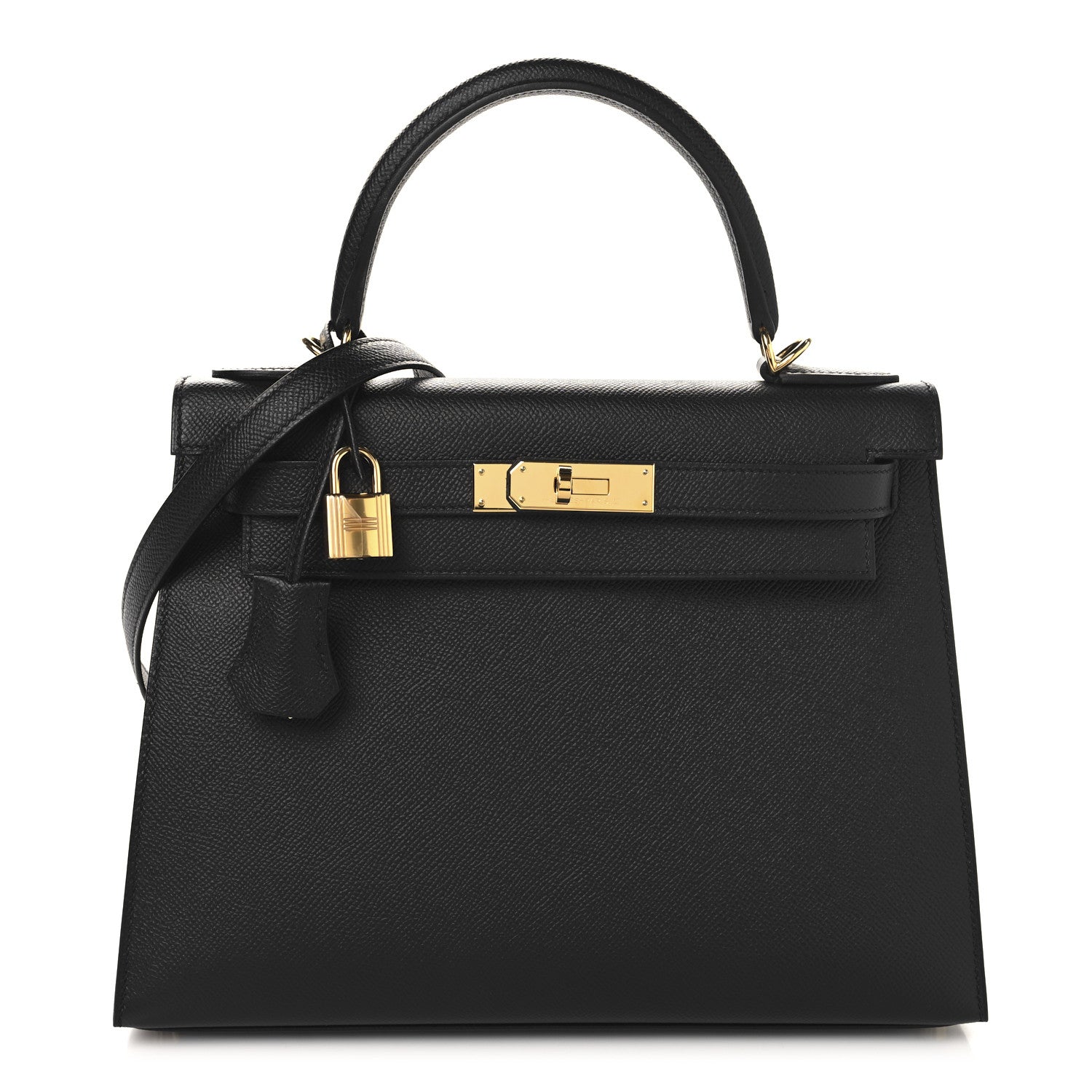 Hermes Epsom Kelly Sellier 28 Black 1 of 13