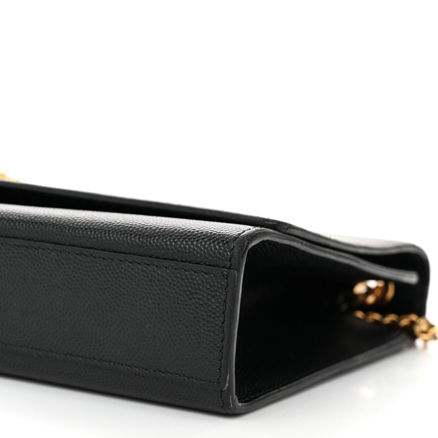 Grain De Poudre Medium Classic Monogram Kate Satchel Black