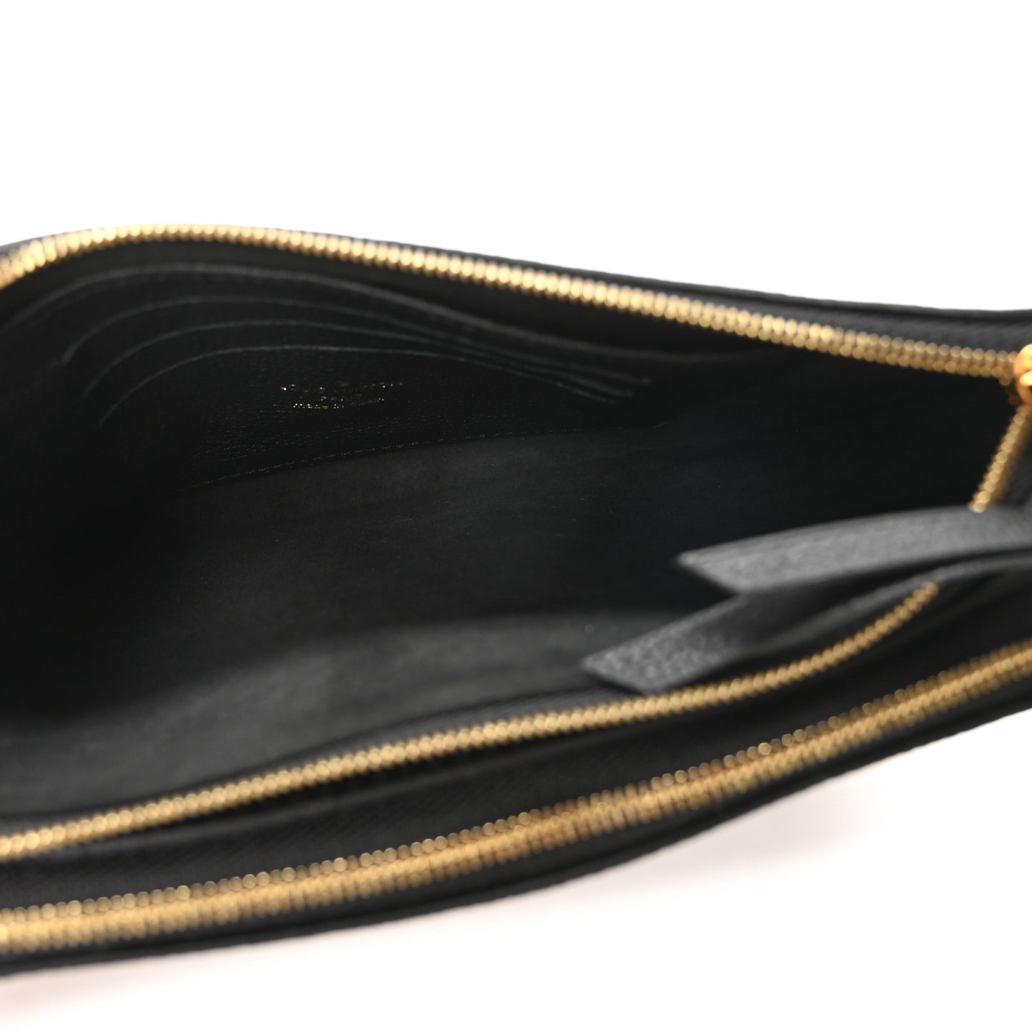 Empreinte Monogram Giant Double Zip Pochette Black Cream
