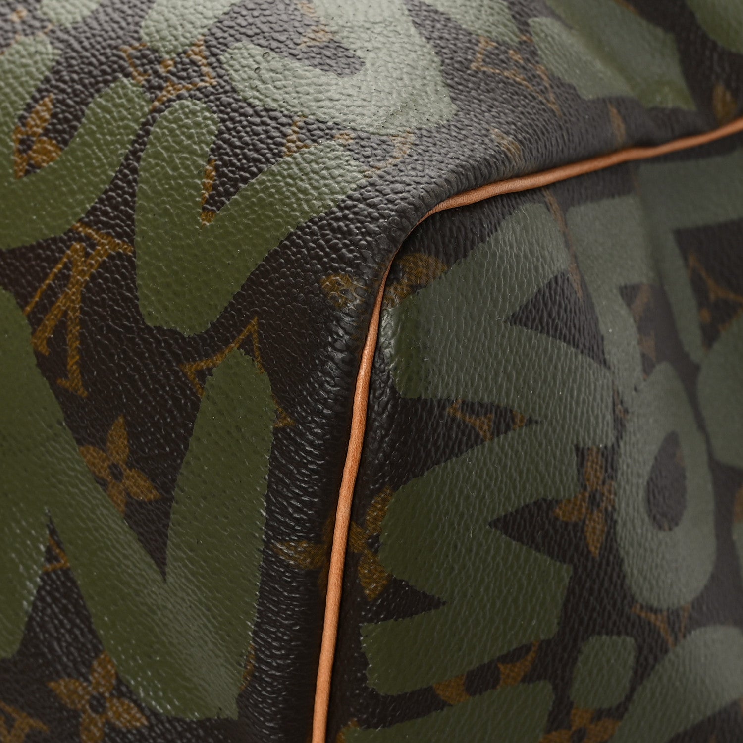 Louis Vuitton Graffiti Keepall 50 Kaki 9 of 11