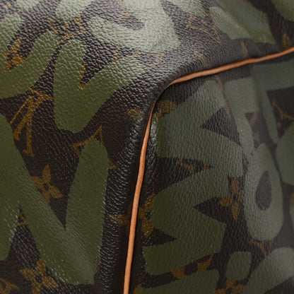 Louis Vuitton Graffiti Keepall 50 Kaki 9 of 11