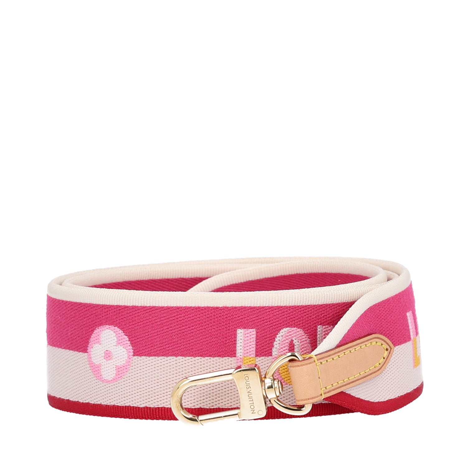 Louis Vuitton Jacquard Speedy Bandouliere 20 Shoulder Strap Fuchsia 1 of 3