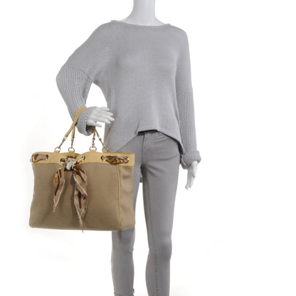 Gucci Canvas Guccissima Large Positano Tote Beige 2 of 8