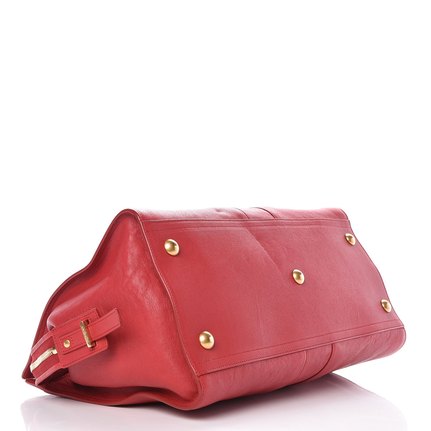 Saint Laurent Sheepskin Medium Cabas ChYc Rouge Orient 4 of 9
