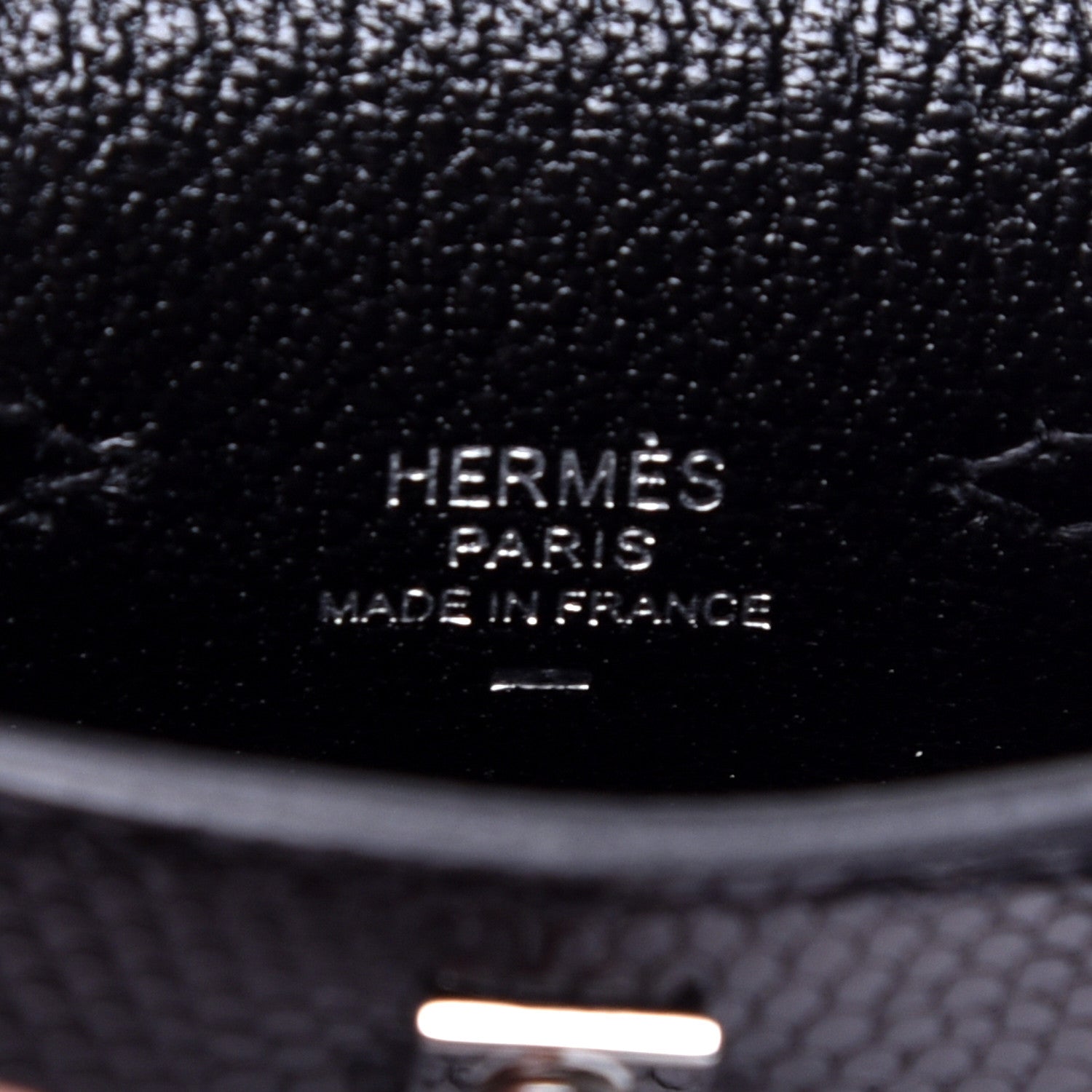 Hermes Lizard Mini Kelly Twilly Bag Charm Black 4 of 6
