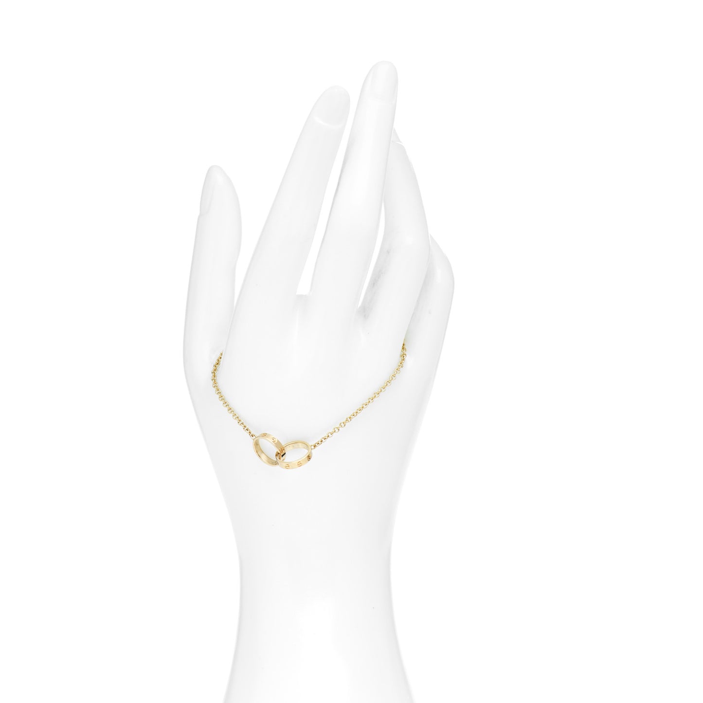 18K Yellow Gold Interlocking LOVE Bracelet