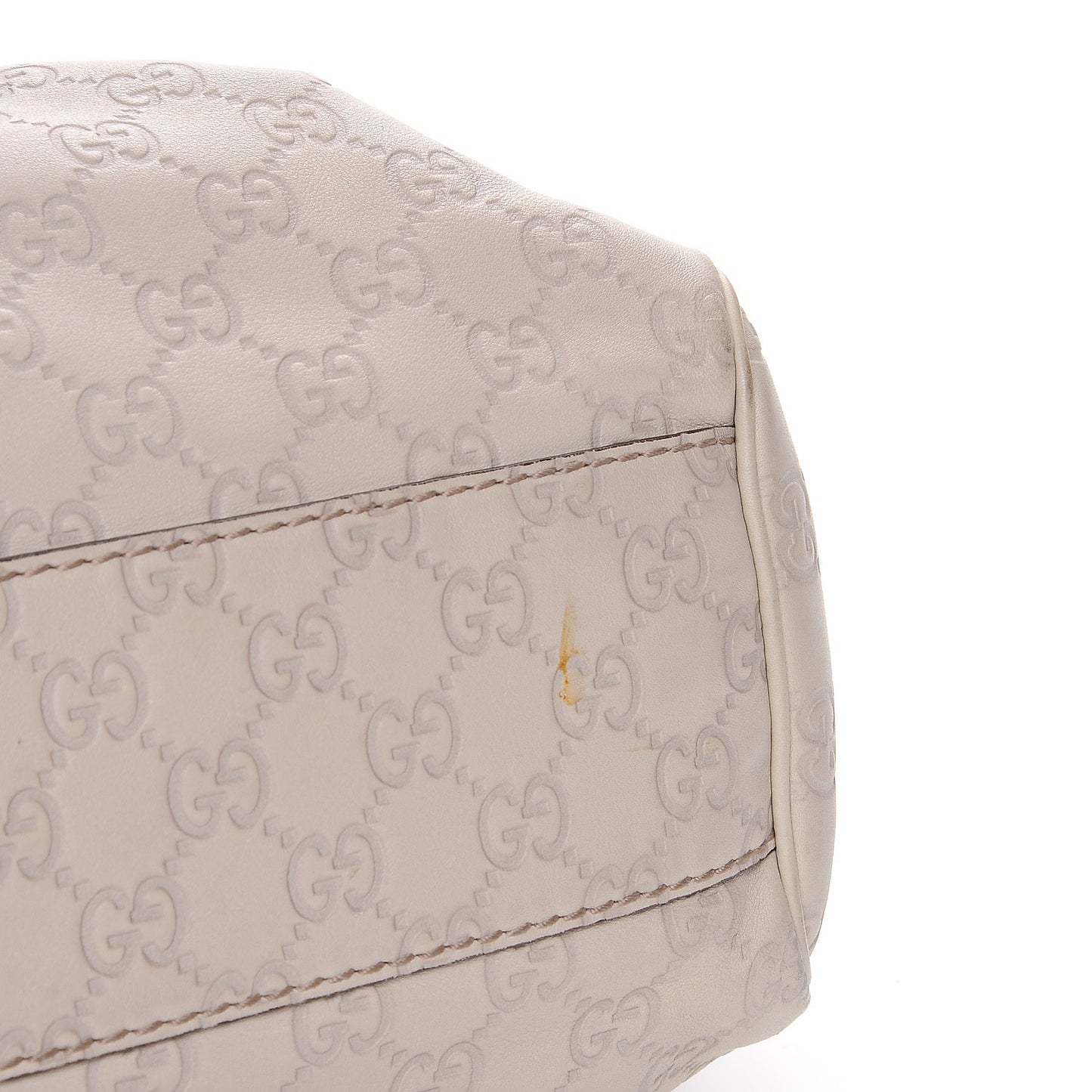 Guccissima Medium Sukey Tote Mystic White