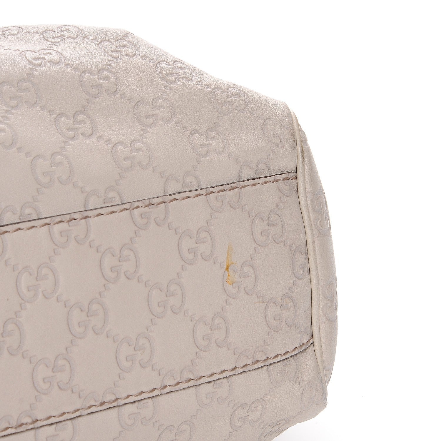 Gucci Guccissima Medium Sukey Tote Mystic White 11 of 12