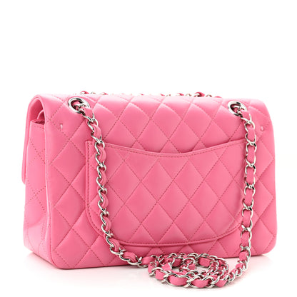 Chanel Lambskin Quilted Small Double Flap Pink 3 of 10