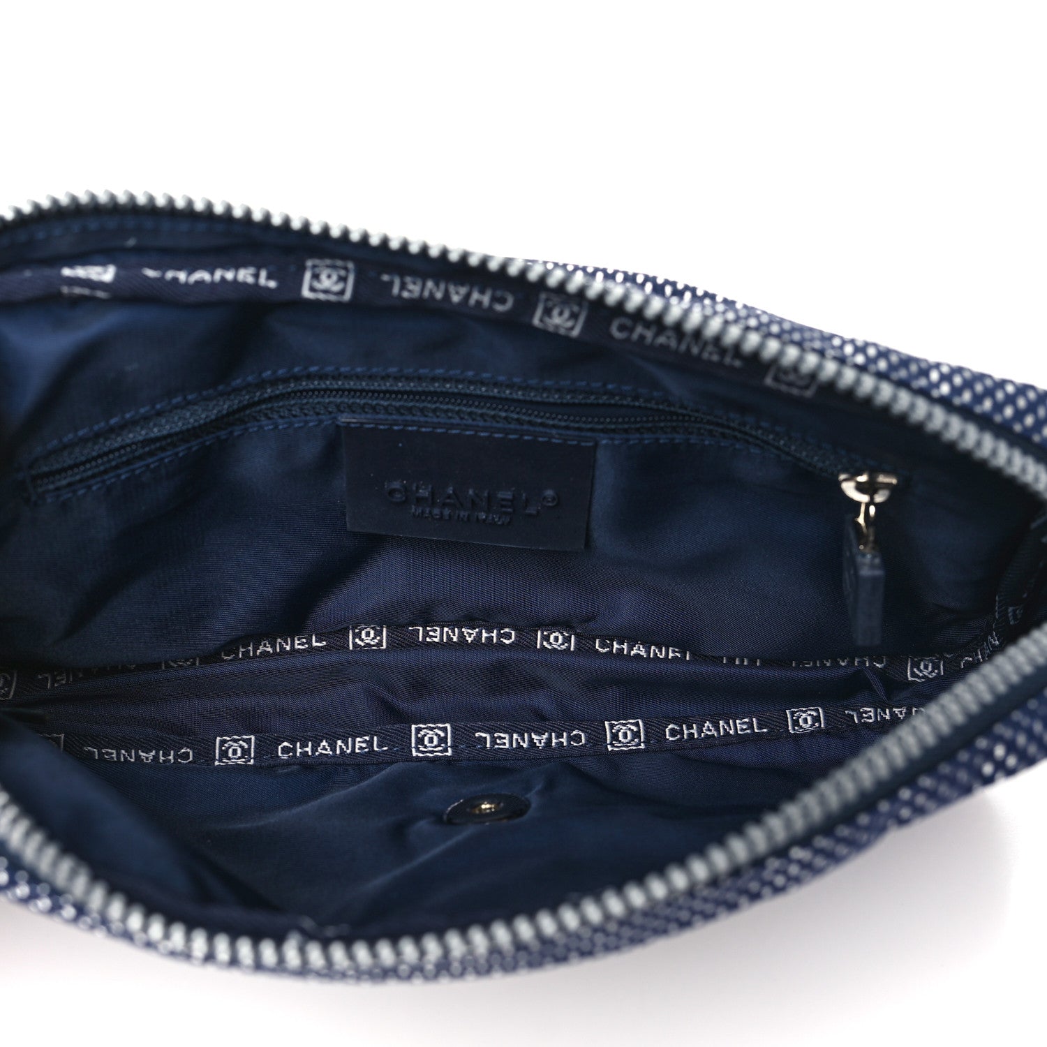 Chanel Mesh Sport Single Flap Navy 5 of 10