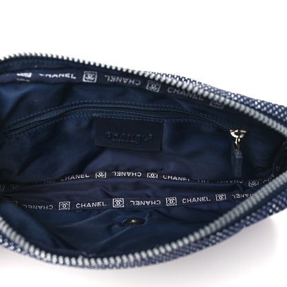 Chanel Mesh Sport Single Flap Navy 5 of 10