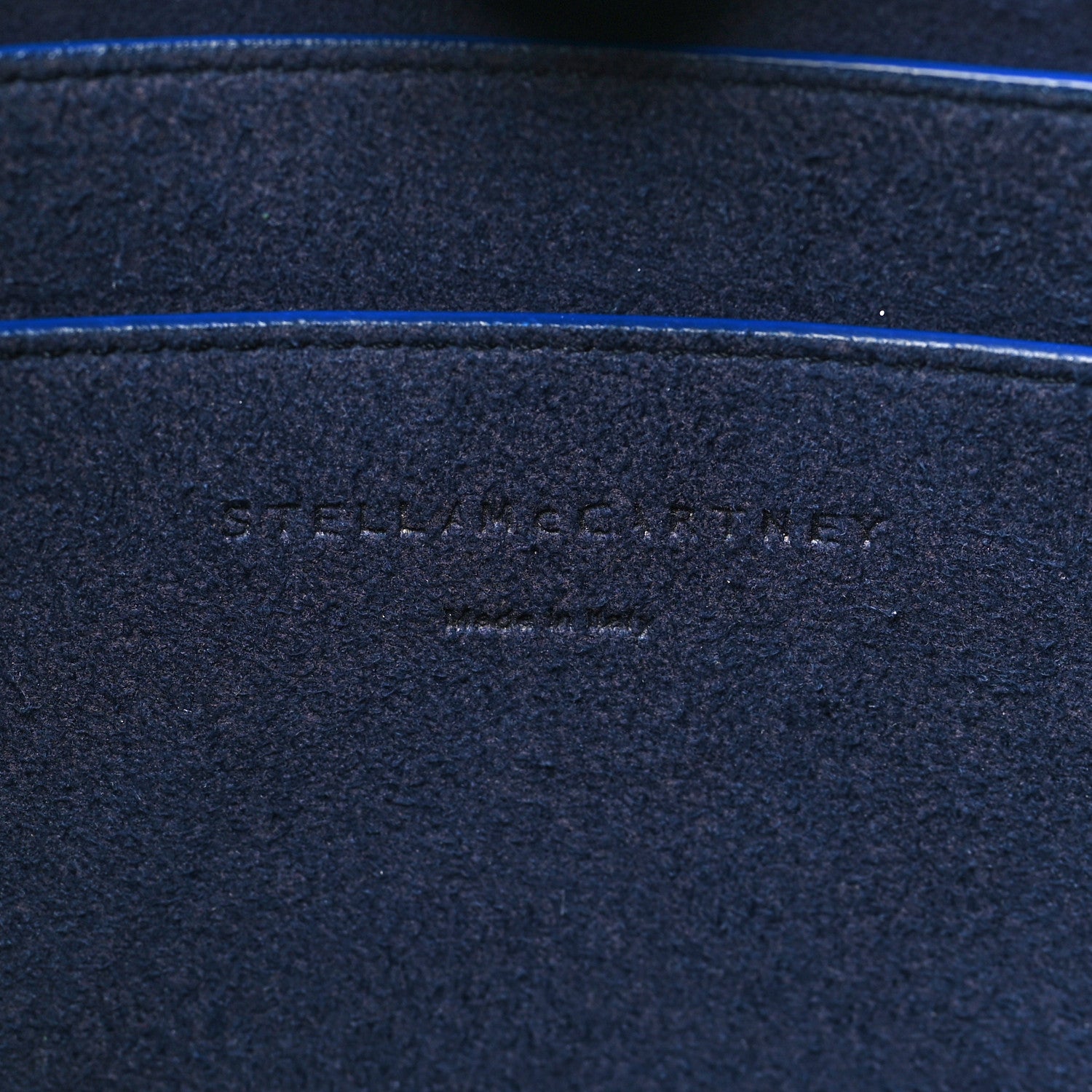 Stella McCartney Eco Alter Nappa Perforated Logo Crossbody Blue 6 of 12