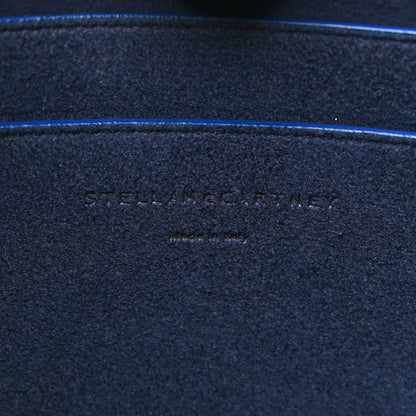 Stella McCartney Eco Alter Nappa Perforated Logo Crossbody Blue 6 of 12