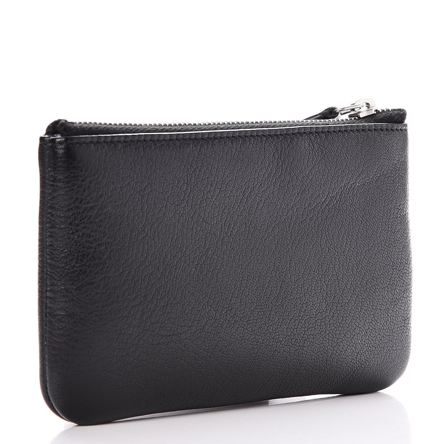 Goatskin Small Cosmetic Case Black