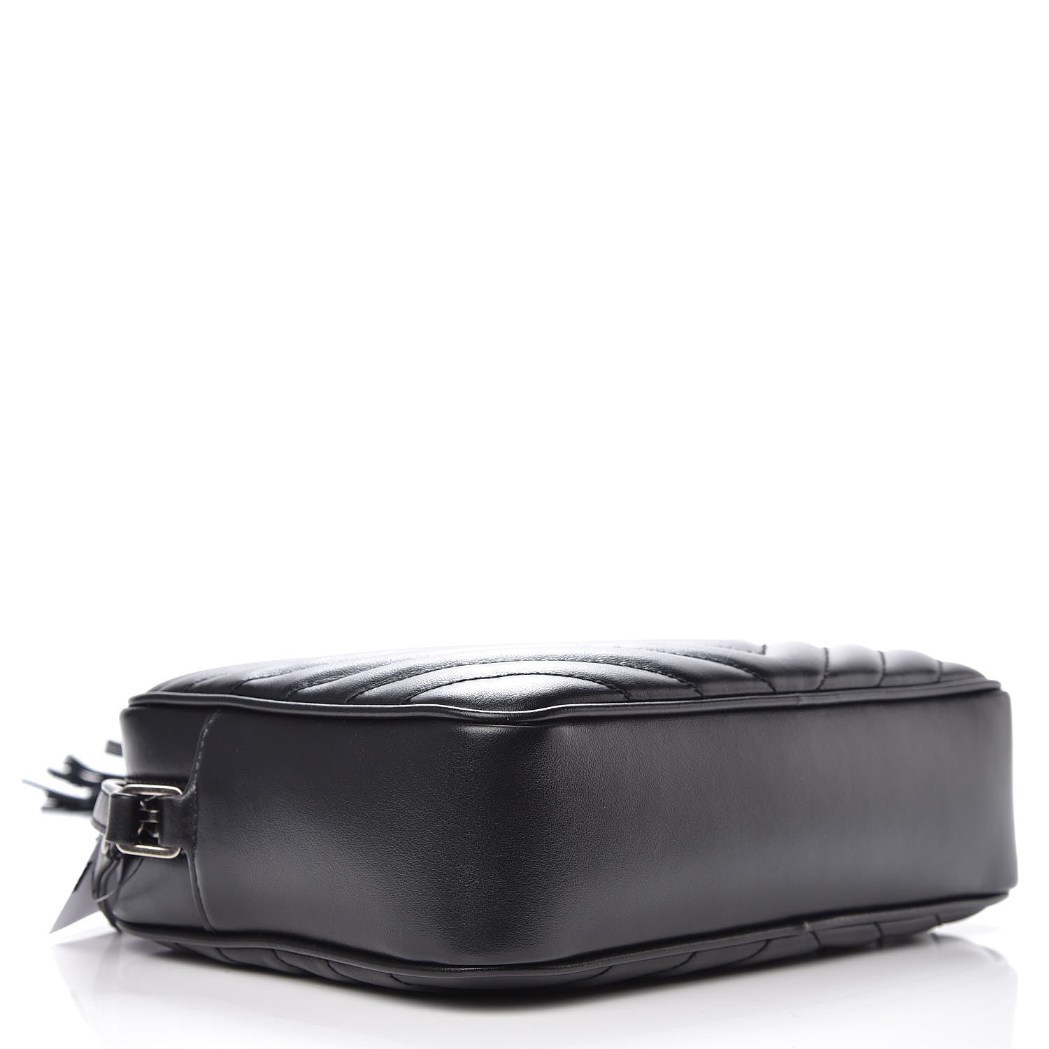 Saint Laurent Calfskin Matelasse Monogram Lou Camera Bag Black 4 of 10