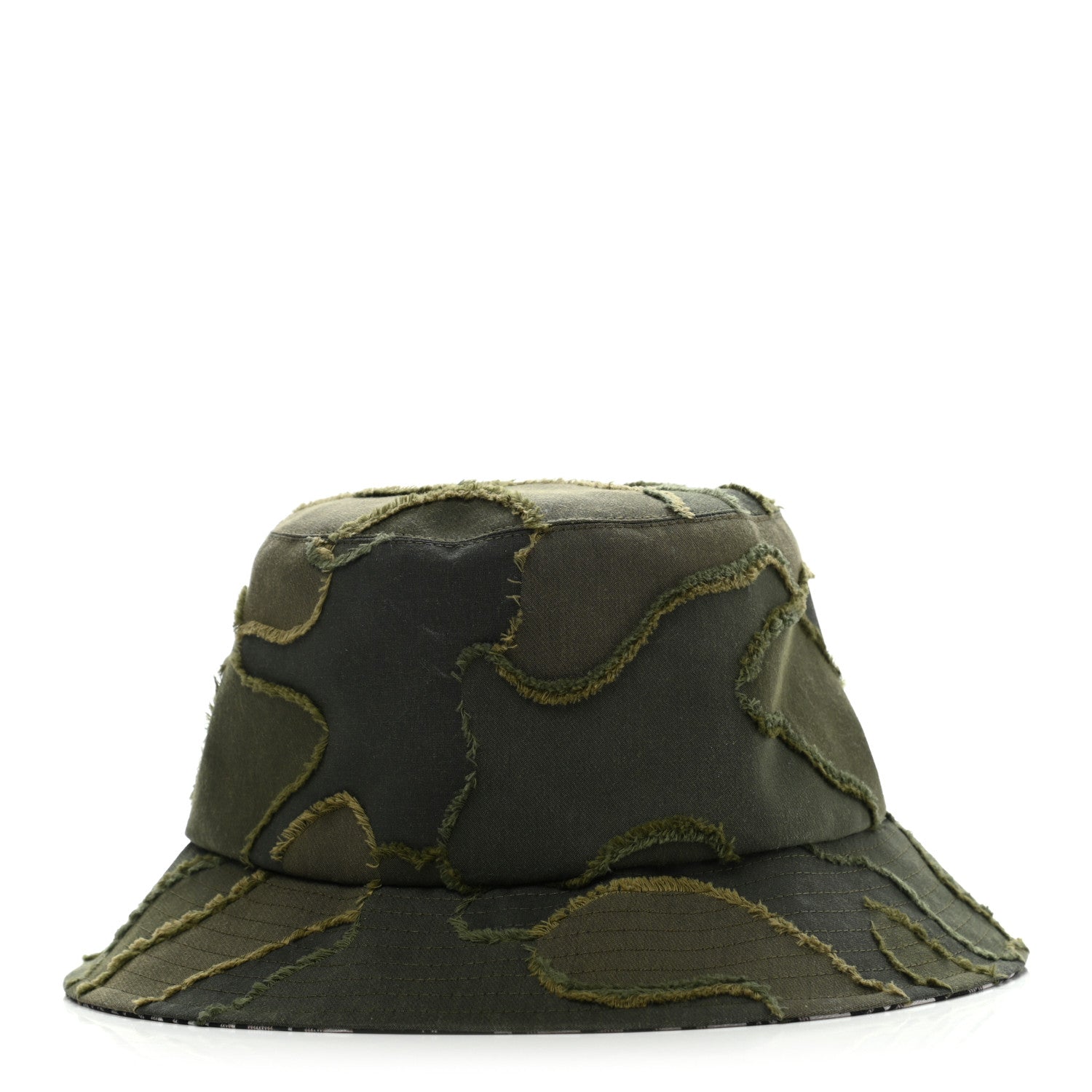 Christian Dior Camouflage Logo Bucket Hat 58 Green 1 of 9