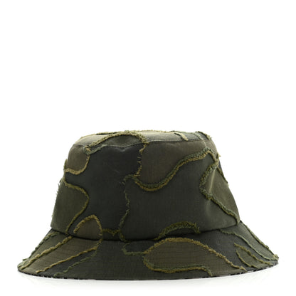 Christian Dior Camouflage Logo Bucket Hat 58 Green 1 of 9