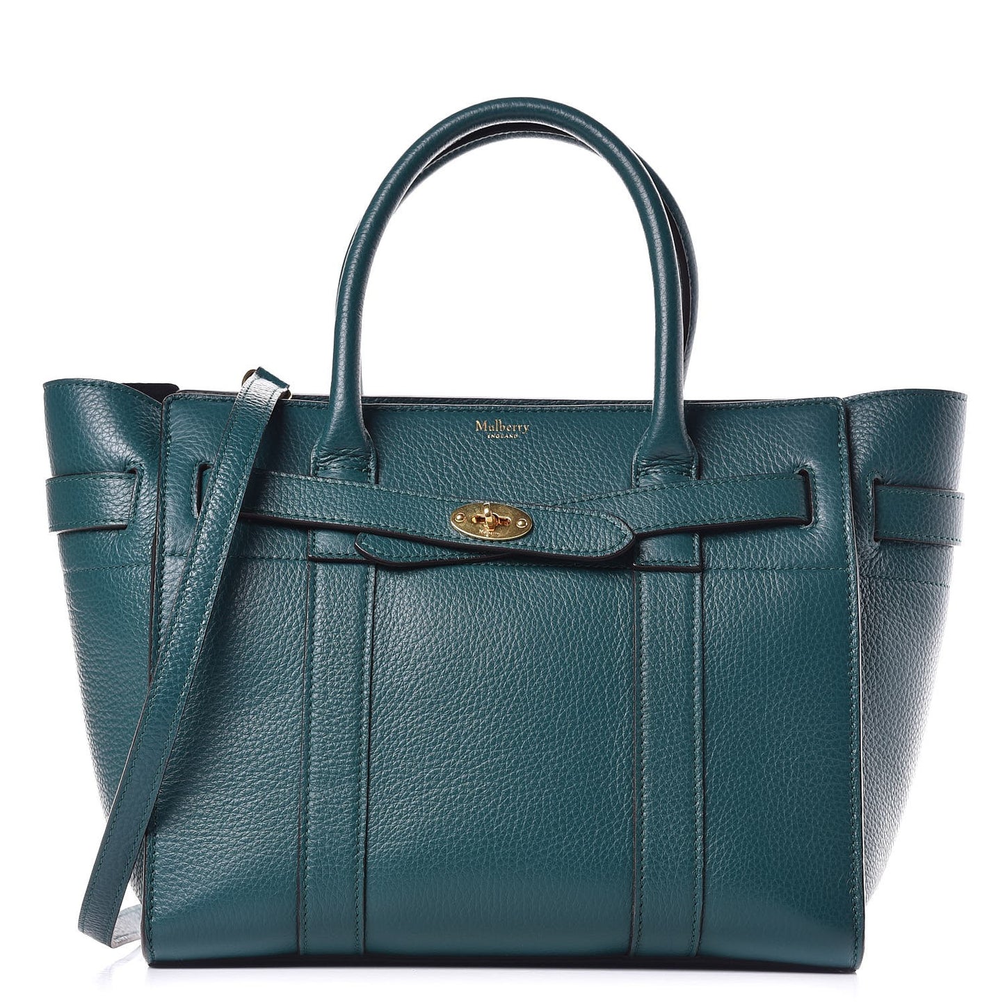 Classic Grain Small Bayswater Zip Tote Ocean Green