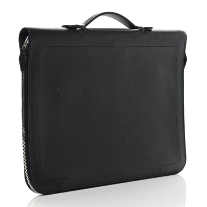 Hermes Epsom Serviette 57 Briefcase Black 3 of 10