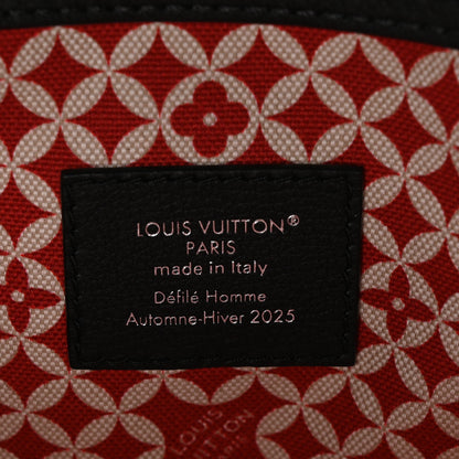 Louis Vuitton Cowhide Damier LV Dynasty Keepall Bandouliere 50 White Black 5 of 8
