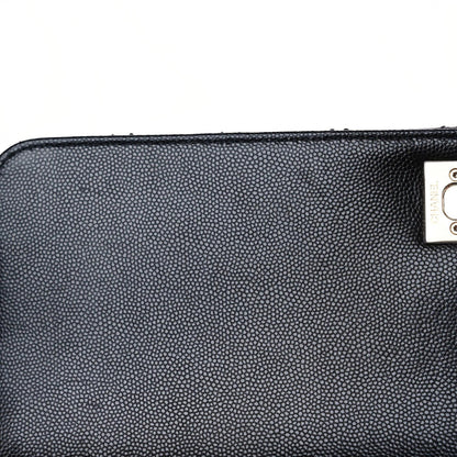 Chanel Caviar Quilted Medium Coco Handle Flap Black 9 of 14
