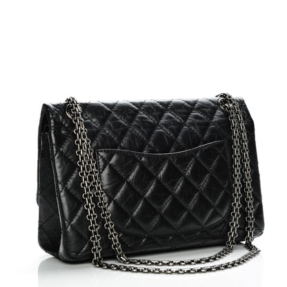 Chanel Aged Calfskin Quilted 2.55 Reissue 226 Flap Black 3 of 9