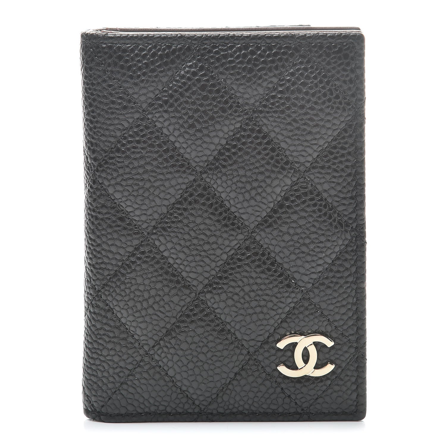 Chanel Caviar Quilted Card Holder Wallet Black 1 of 8