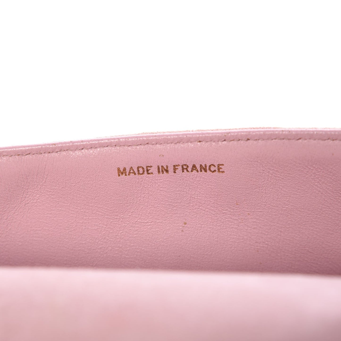 Suede Quilted Mini Flap Pink