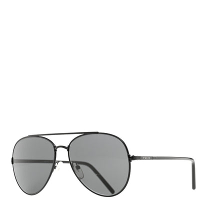 Prada Aviator Sunglasses SPR 66X Black 1 of 6