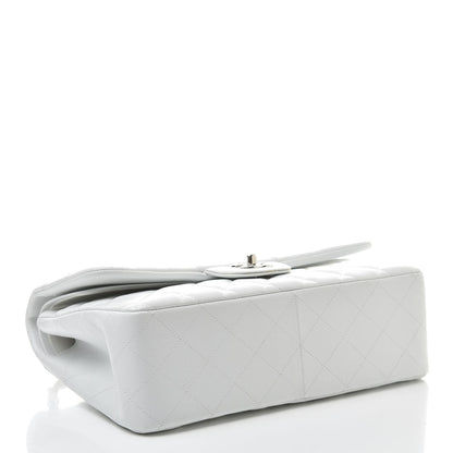 Chanel Caviar Quilted Jumbo Double Flap White 4 of 13