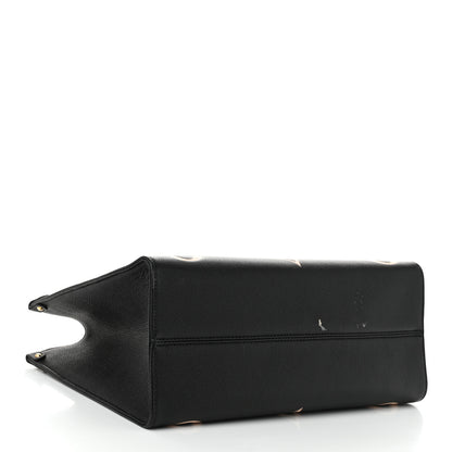 Louis Vuitton Empreinte Monogram Giant Onthego MM Black Beige 4 of 10