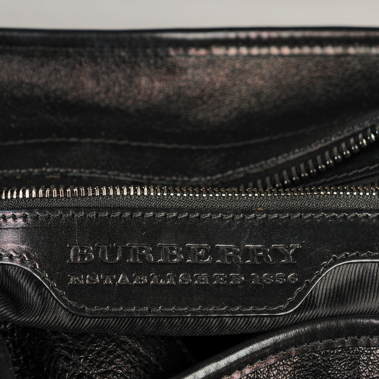 Burberry Calfskin Dallinger Satchel Black 6 of 8