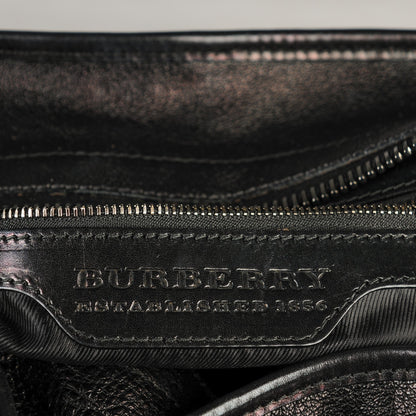 Burberry Calfskin Dallinger Satchel Black 6 of 8