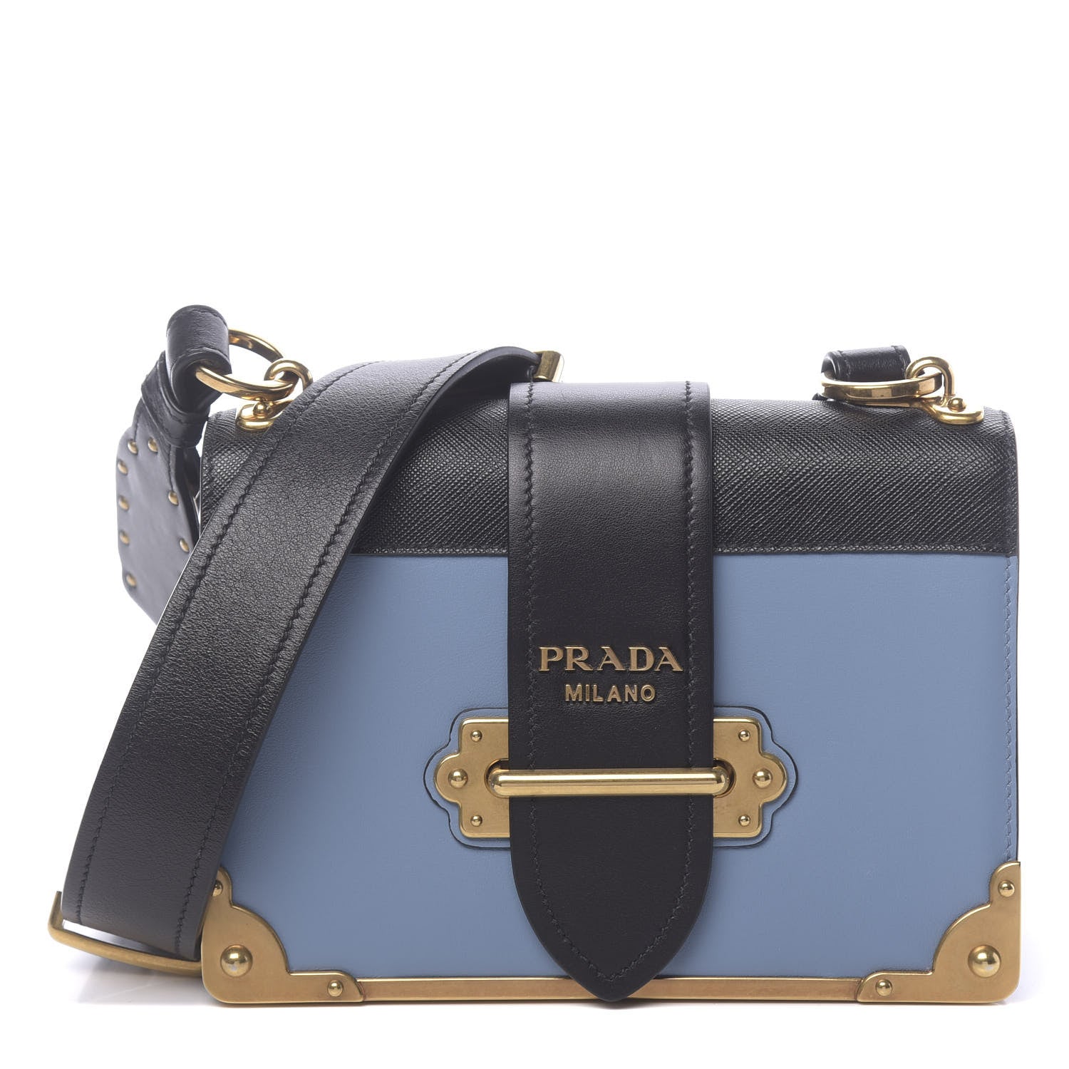 Prada City Calf Saffiano Cahier Bag 1 of 9