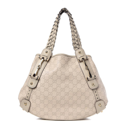 Gucci Guccissima Small Pelham Shoulder Bag Off White 1 of 10