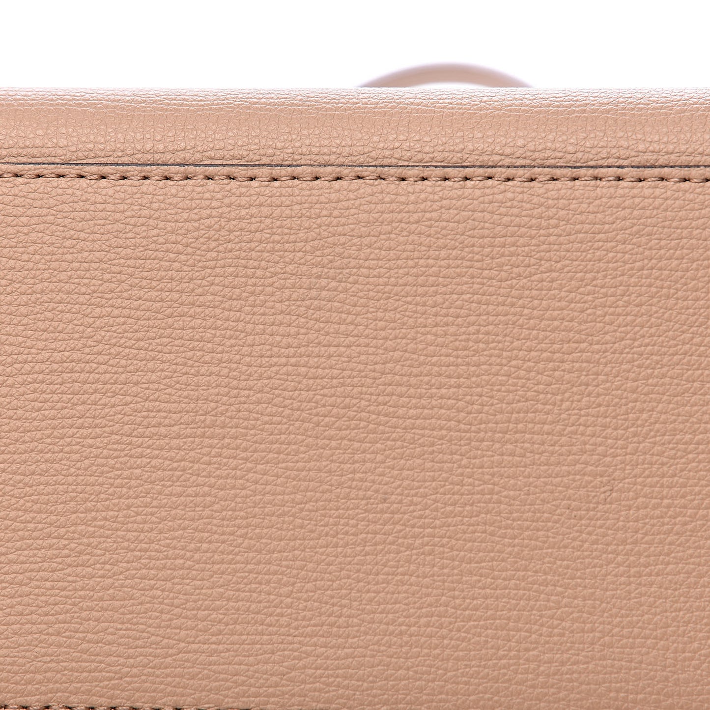 Grainy Calfskin Haymarket Check Medium Reversible Tote Camel