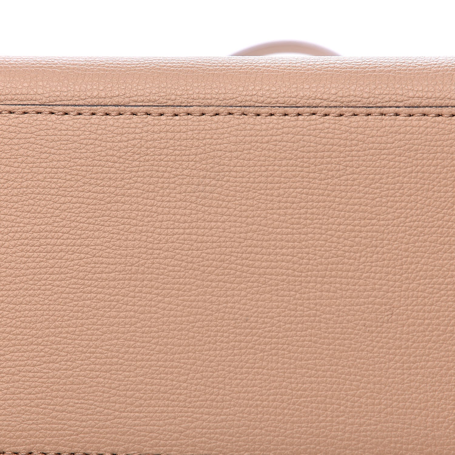 Burberry Grainy Calfskin Haymarket Check Medium Reversible Tote Camel 15 of 18